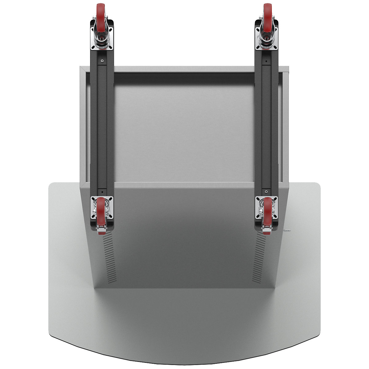 Stainless steel PC cupboard – eurokraft pro (Product illustration 10)-9