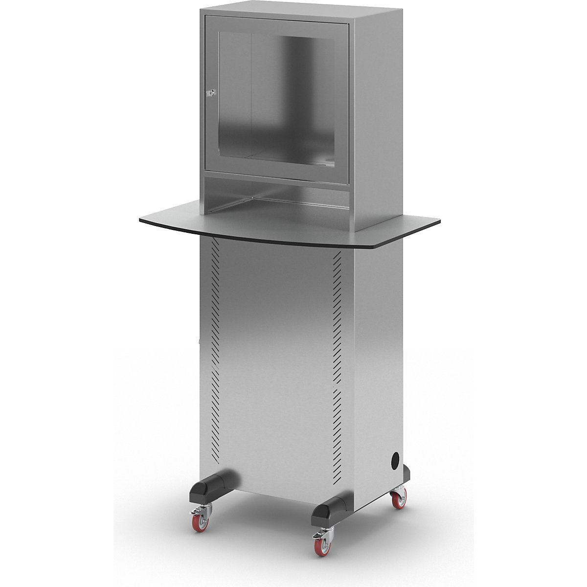 Stainless steel PC cupboard – eurokraft pro (Product illustration 11)-10