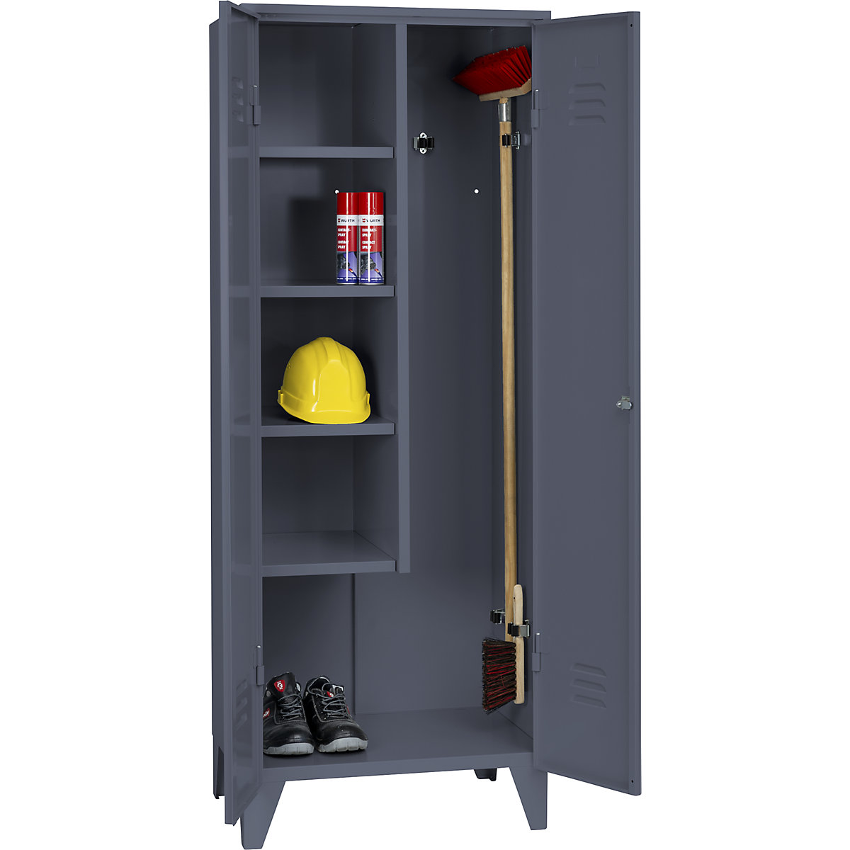 Berlin 2 locker for cleaning products – Wolf (Product illustration 2)-1