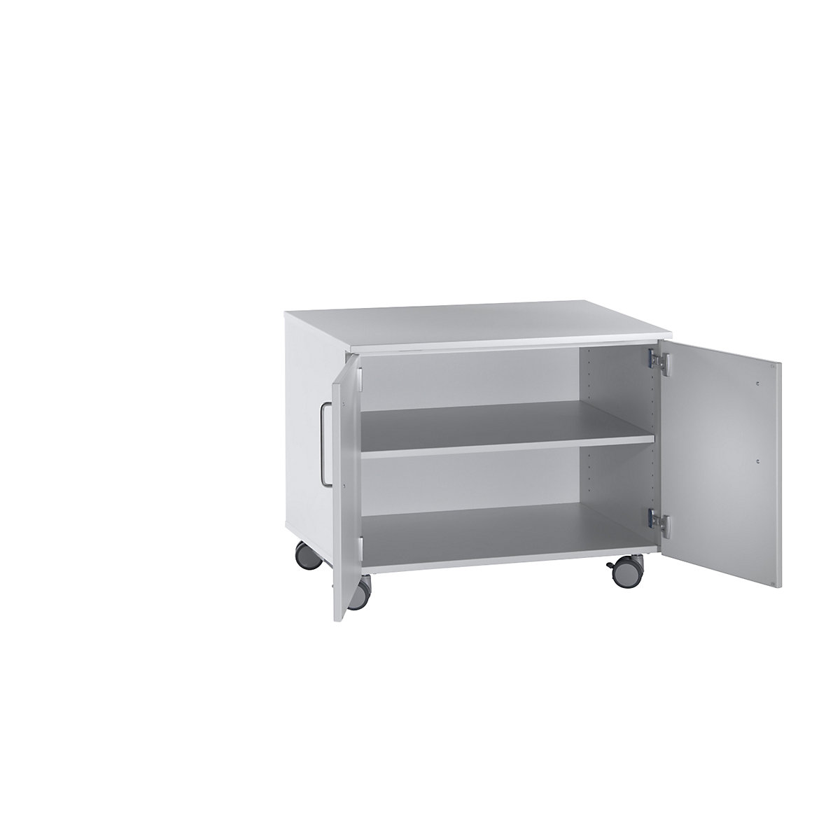 Laboratory base cupboard, low, 2 doors, 1 shelf, width 836 mm-0