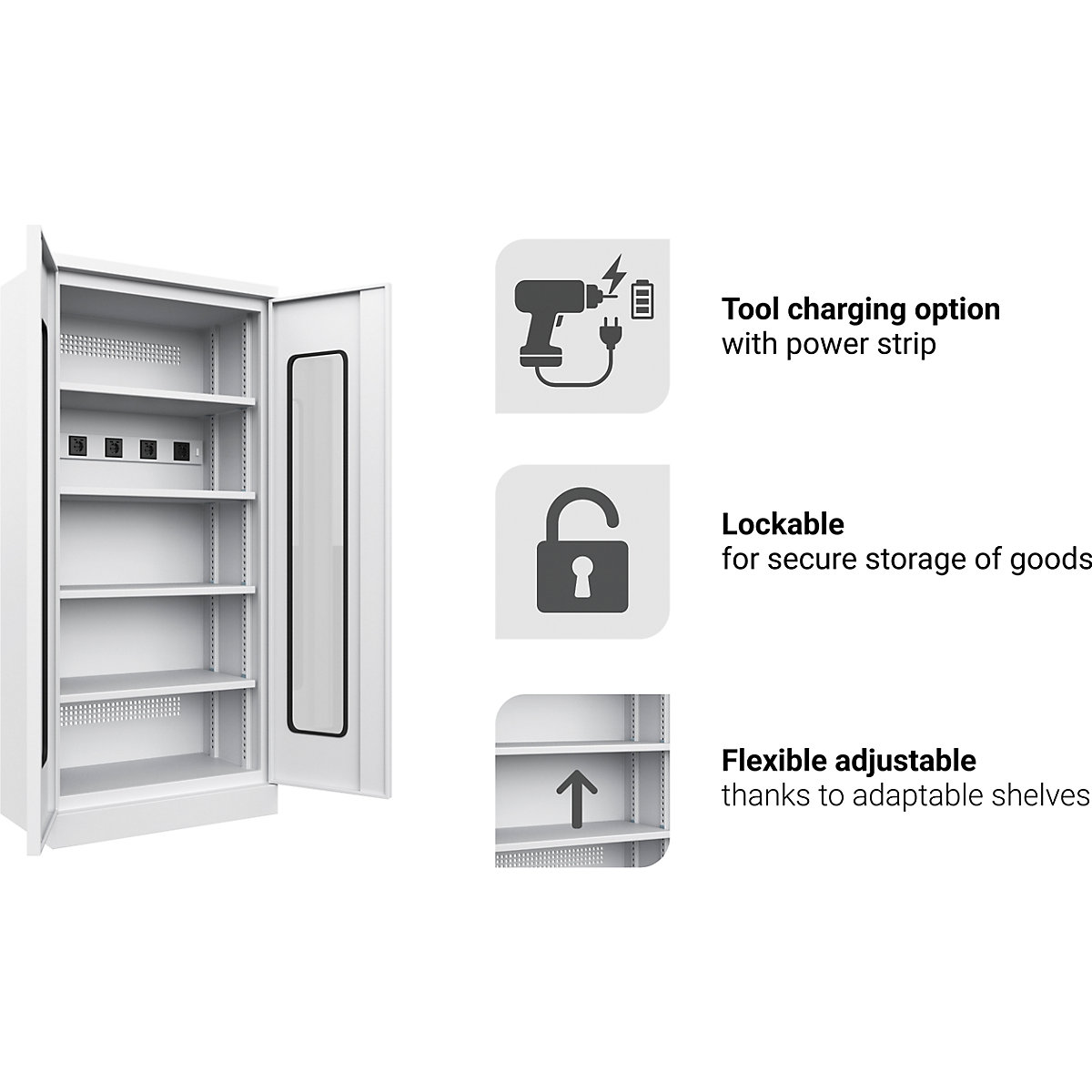 Battery charging cabinet (Product illustration 10)-9