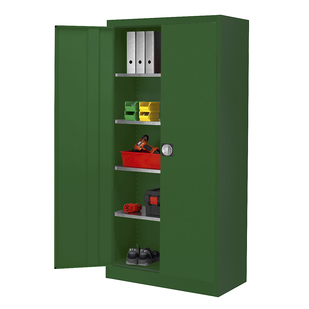 Storage cupboard, HxW 1950 x 950 mm – mauser