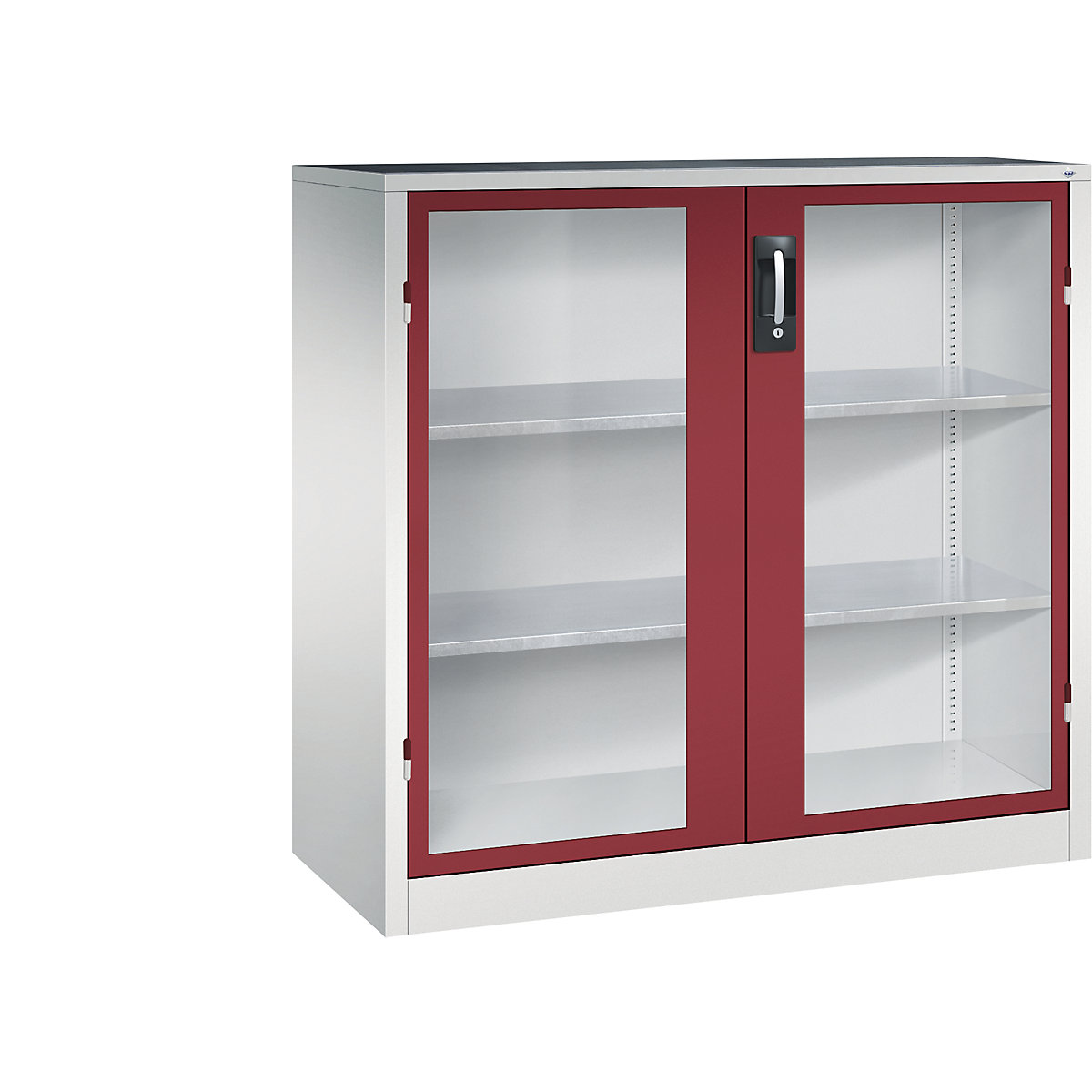 Vision panel double door cupboard – C+P (Product illustration 2)-1