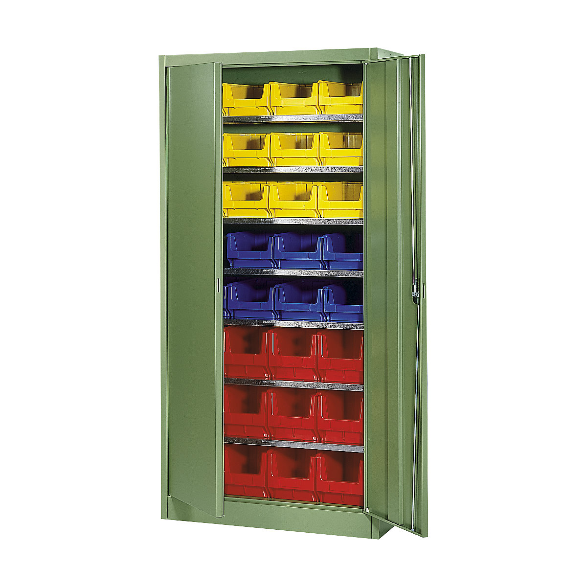 Storage cupboard, single colour – mauser