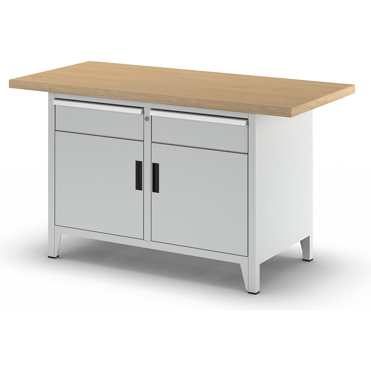 Dílenský stůl s šířkou 1500 mm, rámová konstrukce – LISTA (Obrázek výrobku 4)-3