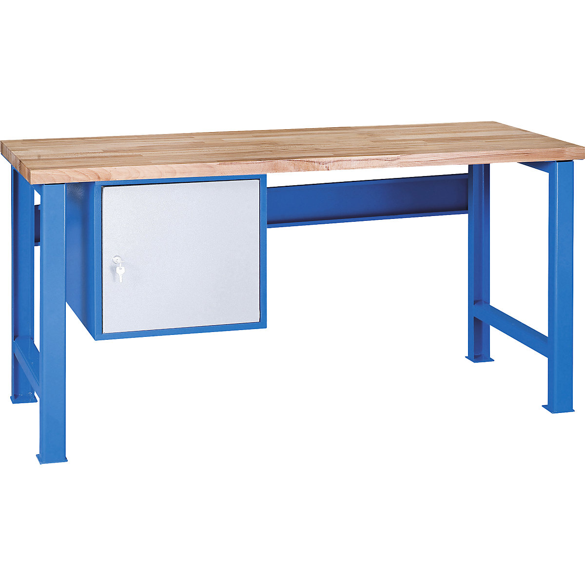 Dílenský stůl, stavebnicový systém, 1 závěsná skříňka s dvířky (výška 421 mm), šířka 1700 mm-6