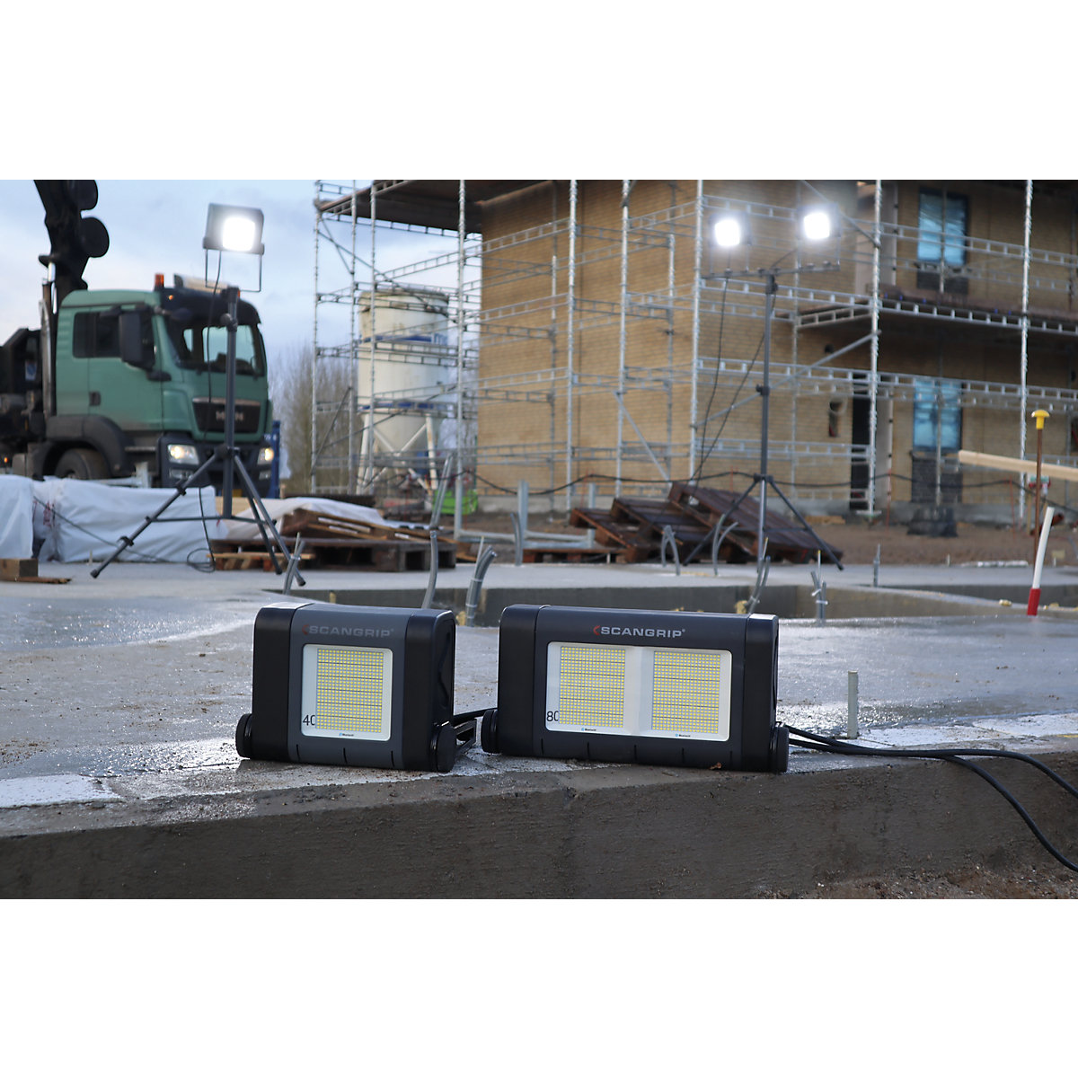 LED-reflektor za gradbišče SITE LIGHT 80 – SCANGRIP (Slika izdelka 3)-2