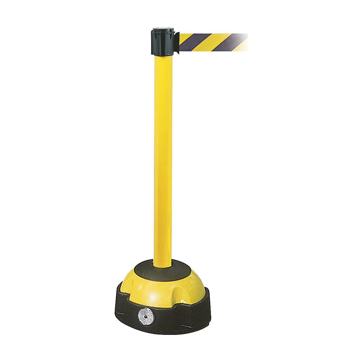 Poste de aviso, com cinta, cinta amarela-0