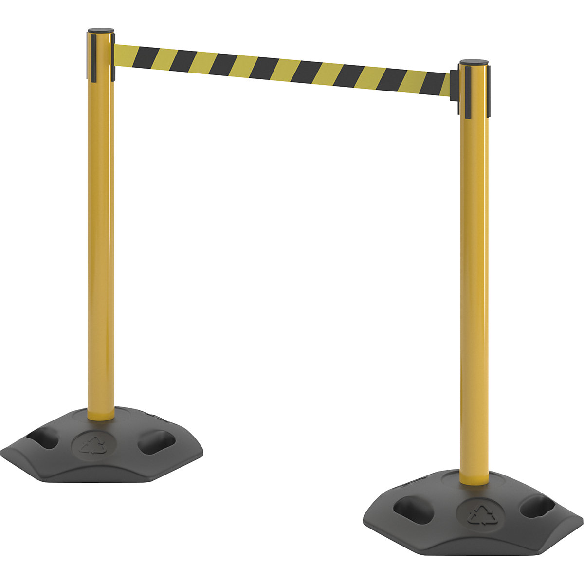 Poste de barreira com cinta, embalagem de 2 unidades (Imagem do produto 11)-10