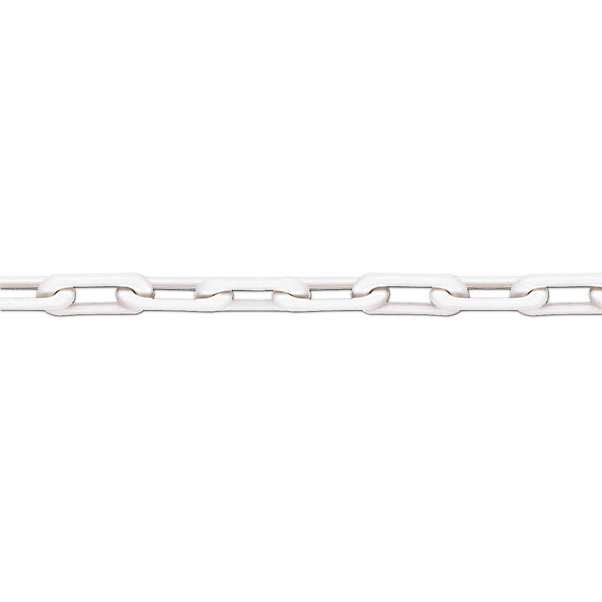 Corrente de qualidade em nylon, qualidade MNK 6, comprimento do colar 50 m, branco-0