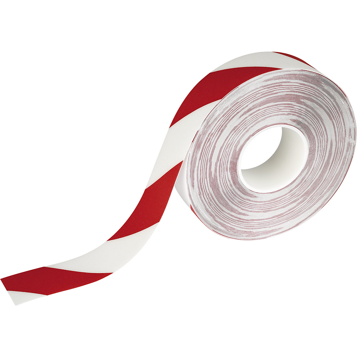 Fita de marcação para pavimentos DURALINE® STRONG – DURABLE, largura 50 mm, espessura 0,7 mm, vermelho/branco-0