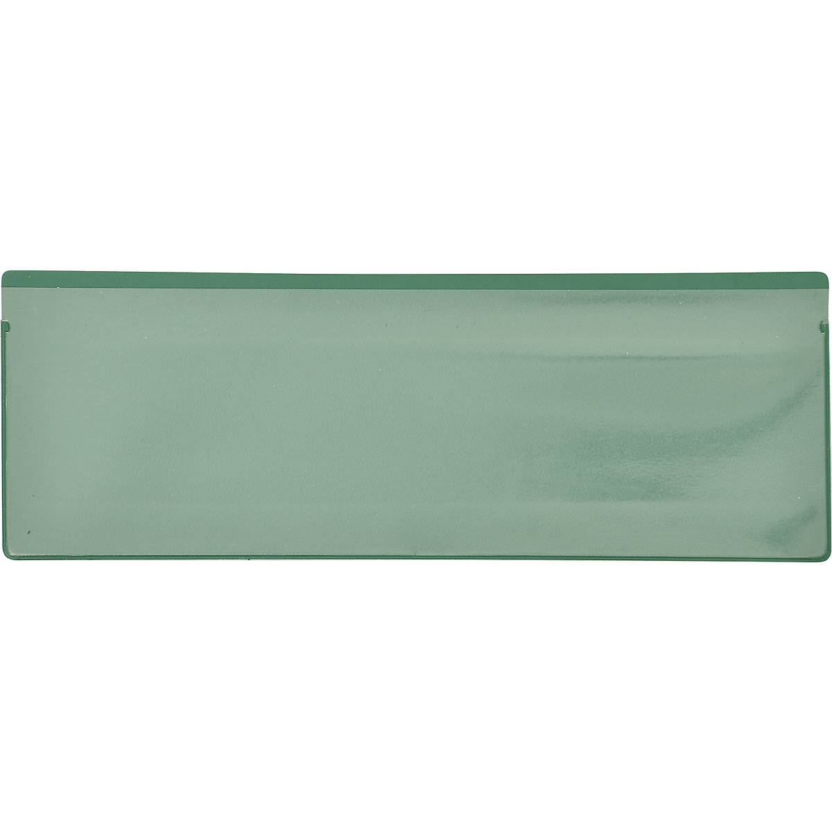 Bolsas para etiquetas, embalagem de 50 unid., com tira magnética, LxA 220 x 80 mm, VDA, verde-0