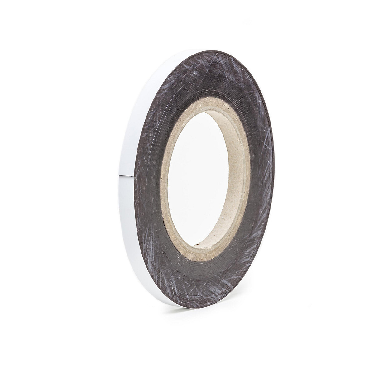 Letreiros magnéticos para armazém, mercadoria em rolo, branco, altura 20 mm, comprimento do rolo 10 m-0