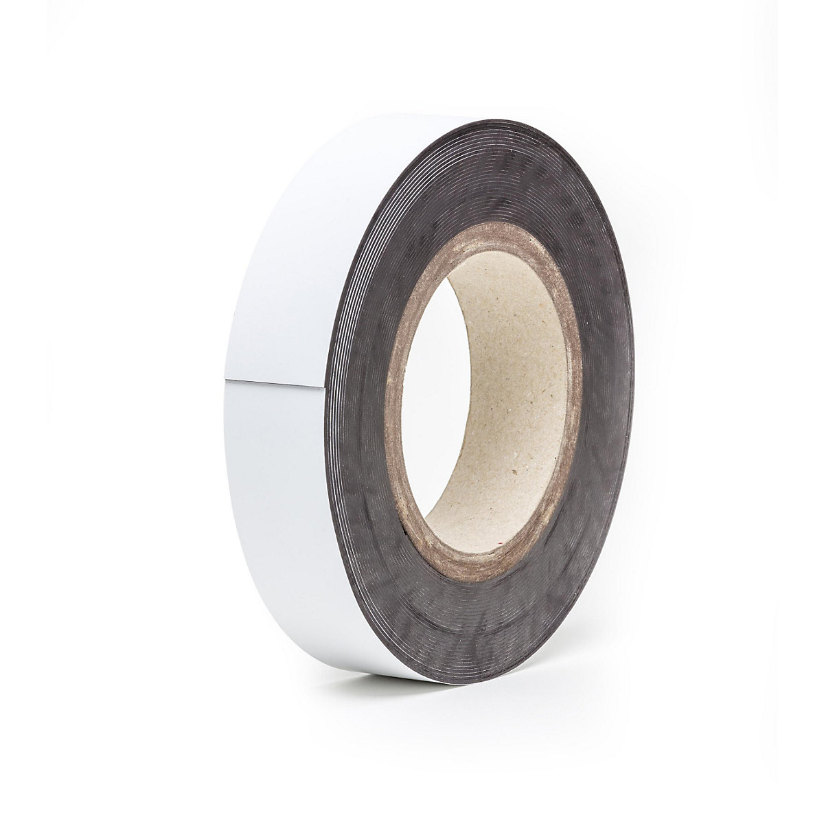 Letreiros magnéticos para armazém, mercadoria em rolo, branco, altura 25 mm, comprimento do rolo 10 m-0