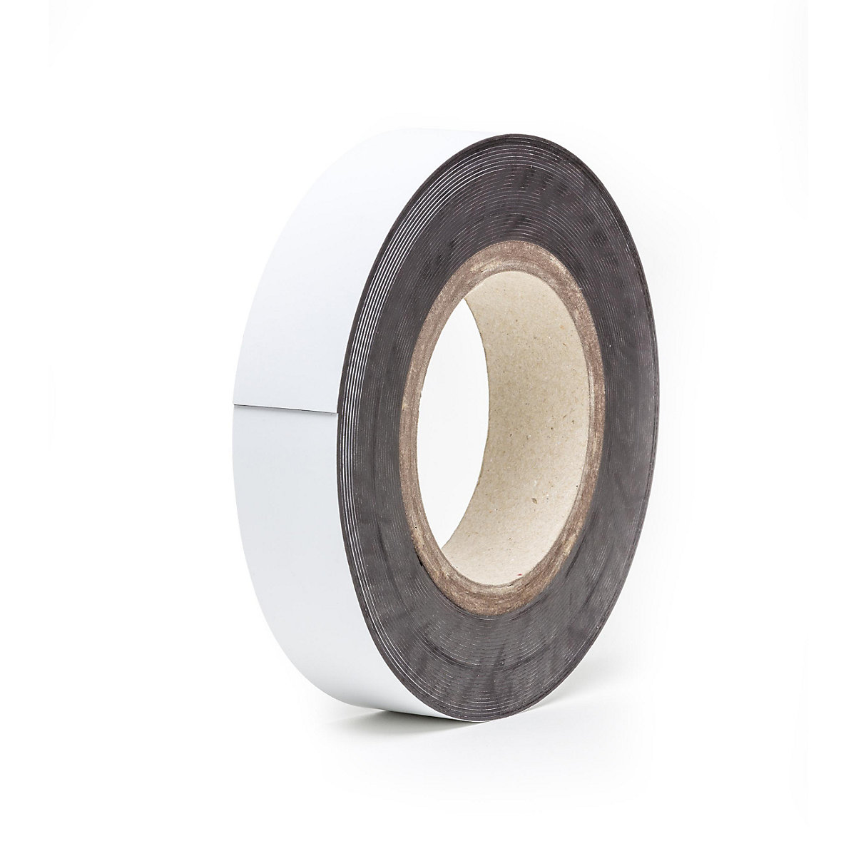 Letreiros magnéticos para armazém, mercadoria em rolo, branco, altura 30 mm, comprimento do rolo 10 m-0