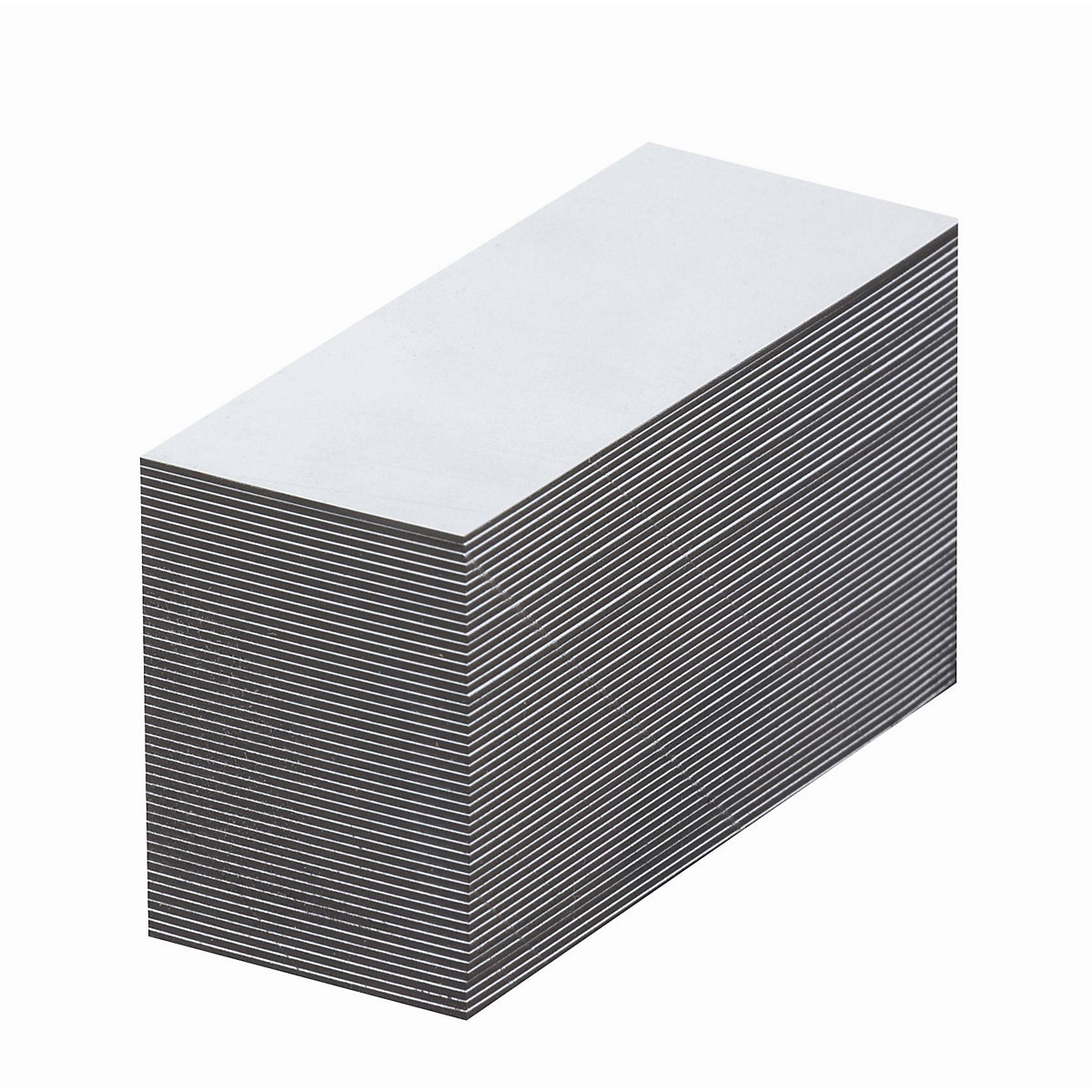 Letreiros magnéticos para armazém, branco, AxL 30 x 80 mm, embalagem com 100 unid.-0