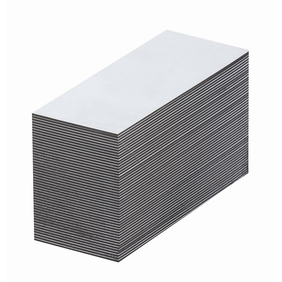 Letreiros magnéticos para armazém, branco, AxL 15 x 80 mm, embalagem com 100 unid.-0
