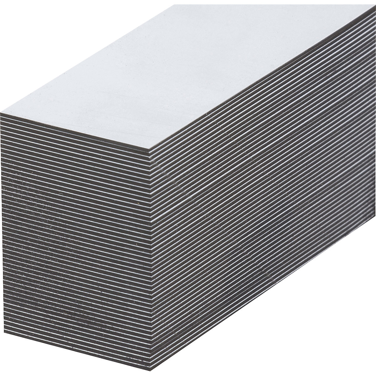Letreiros magnéticos para armazém, branco, AxL 25 x 80 mm, embalagem com 100 unid.-0