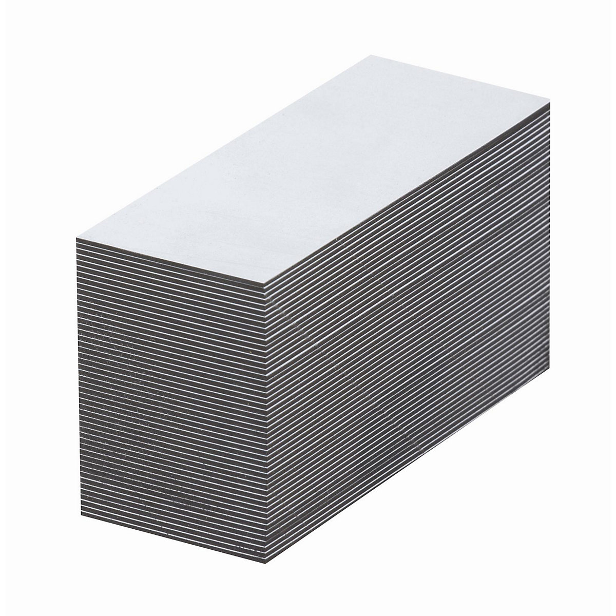 Letreiros magnéticos para armazém, branco, AxL 50 x 80 mm, embalagem com 100 unid.-0