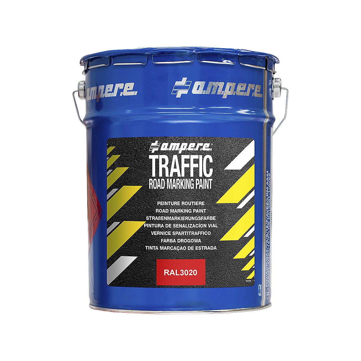Tinta de marcação para estradas – Ampere, balde de 5 kg, vermelho-0