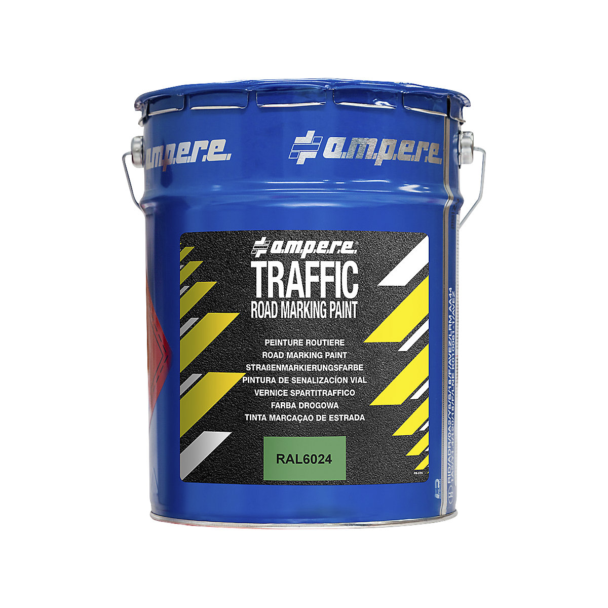 Tinta de marcação para estradas – Ampere, balde de 5 kg, verde-0