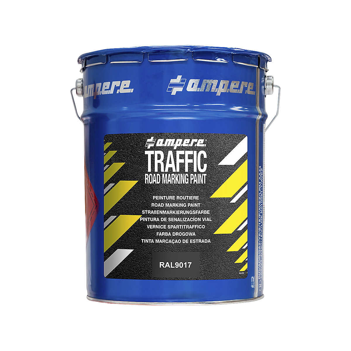 Tinta de marcação para estradas – Ampere, balde de 5 kg, preto-0