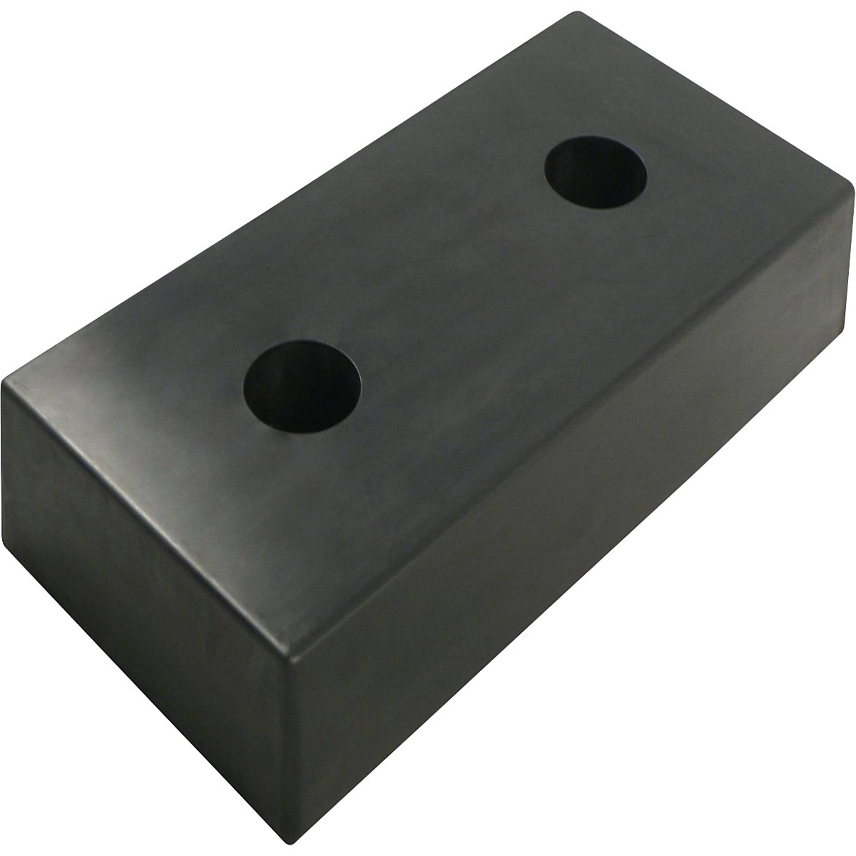 Amortecedor, borracha, preto, CxLxA 500 x 250 x 100 mm-0