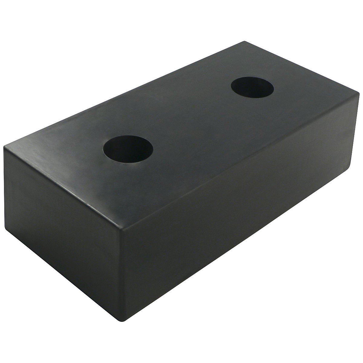 Amortecedor, borracha, preto, CxLxA 500 x 250 x 140 mm-0