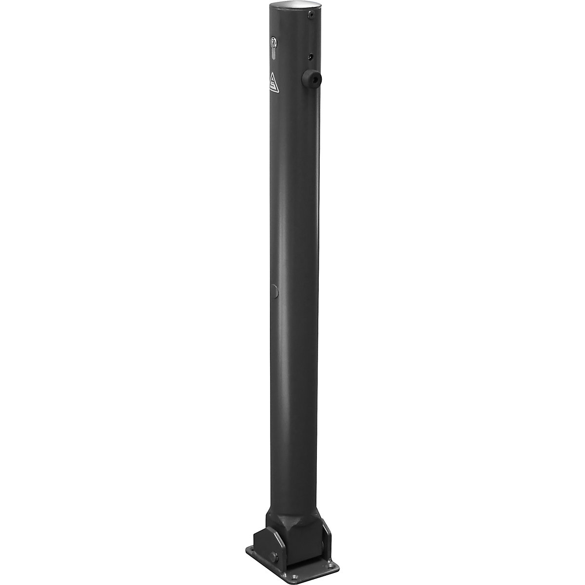Poste de barreira, Ø 76 mm, ferro-mica – Schake