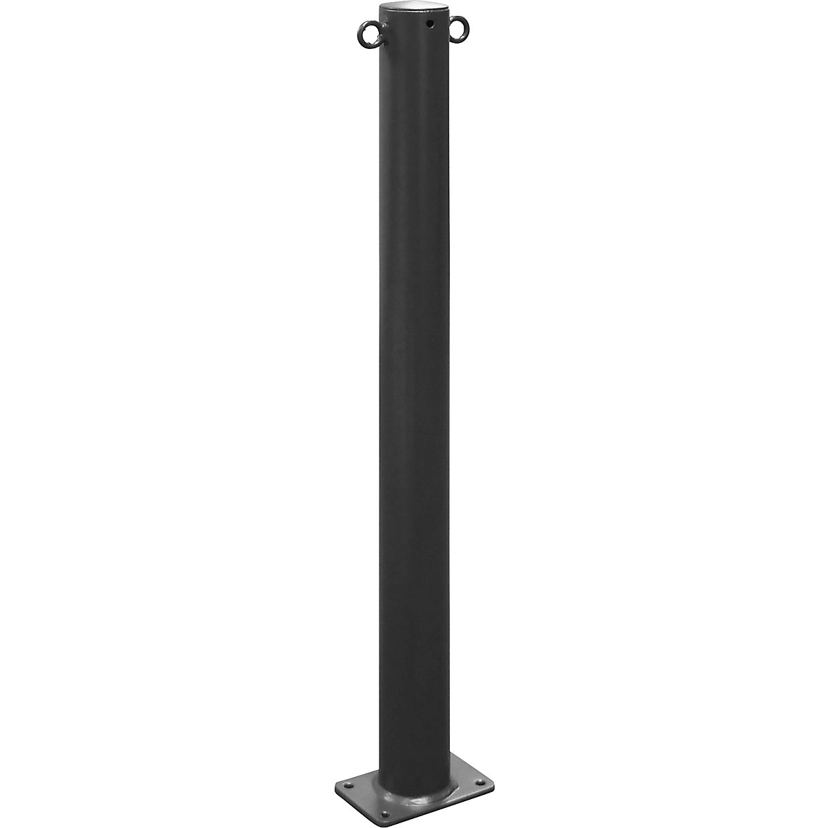 Poste de barreira, Ø 76 mm, ferro-mica – Schake