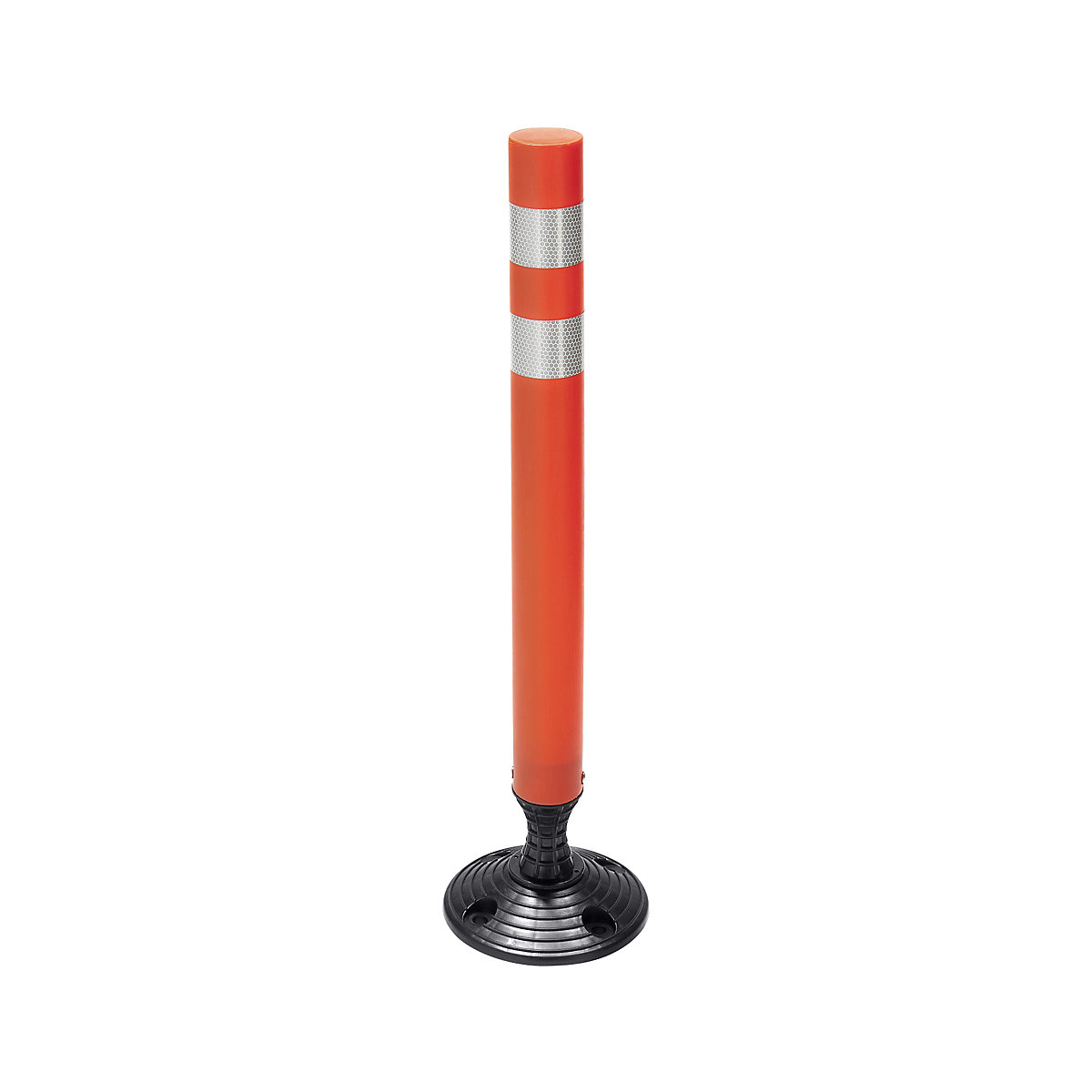Poste de barreira flexível, com tira refletora, altura 750 mm-0