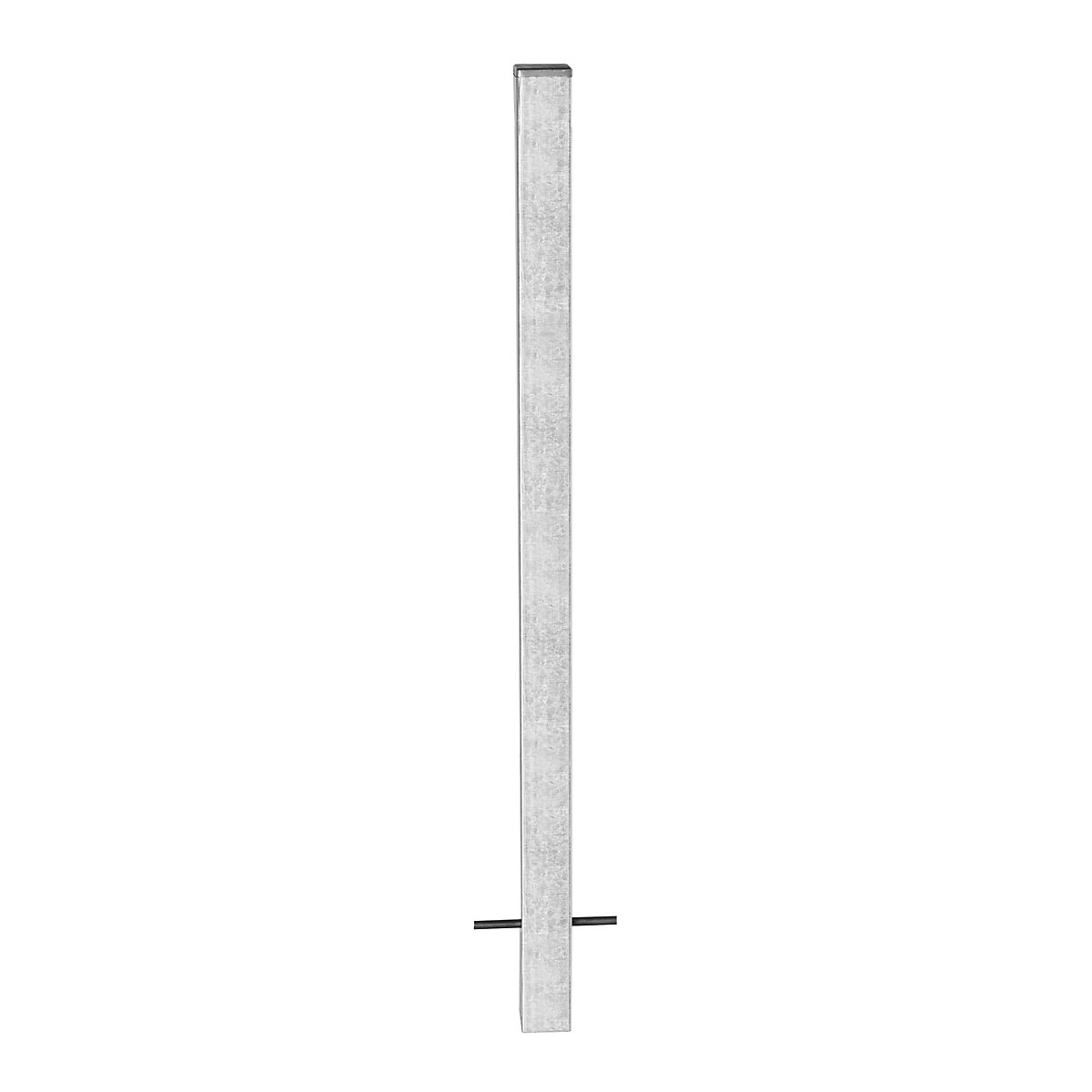 Poste de barreira, para encastrar em betão, 70 x 70 mm, galvanizado a fogo-0