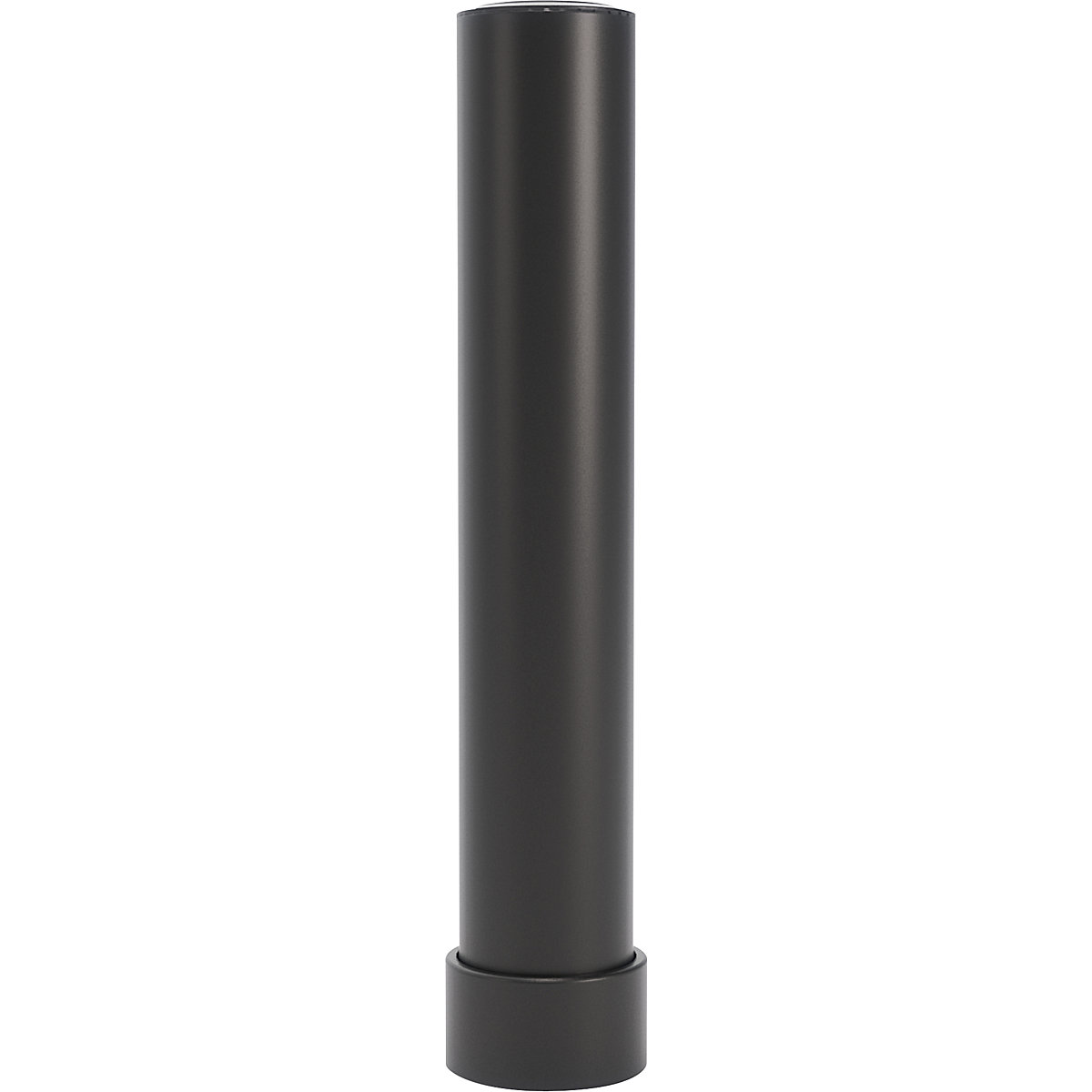 Poste de proteção contra colisão 125L – Boplan, para estações de carregamento, altura 750 mm, preto-0