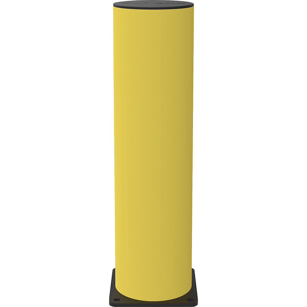 Poste de proteção contra colisão Bravo – d-flexx, em plástico flexível, altura total 750 mm-0
