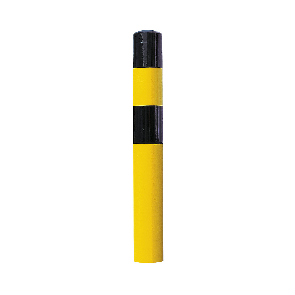 Poste de proteção contra colisão, dimensão XL, preto/amarelo, para encastrar em betão-0