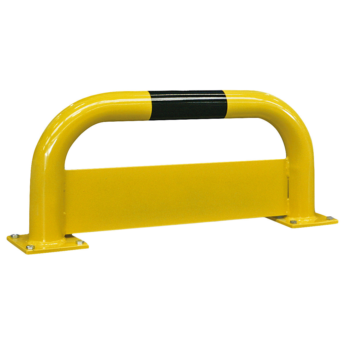 Arco de proteção contra colisão com proteção contra acesso por baixo, interior, proteção contra acesso por baixo 150 mm, AxL 350 x 1000 mm-0
