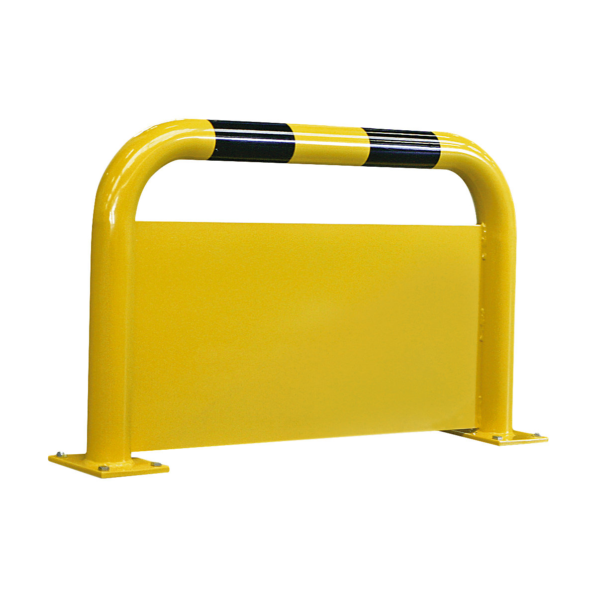 Arco de proteção contra impactos, aço, Ø 76 mm, com proteção contra acesso por baixo 400 mm, AxL 600 x 1000 mm-0