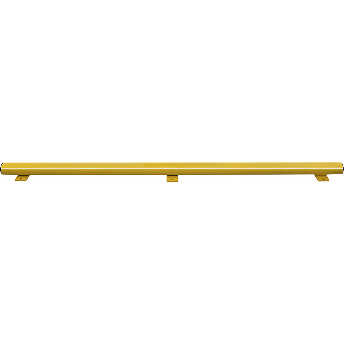 Barra de proteção contra acesso por baixo BLACK BULL, LxA 130 x 86 mm, galvanizado a fogo, revestimento a plástico amarelo, comprimento 2050 mm-0