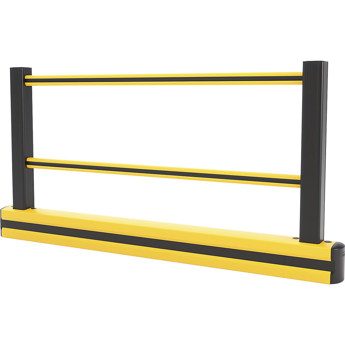 Barreira de solo com gradeamento – Boplan, amarelo/preto, AxLxC 1150 x 174 x 2250 mm-0