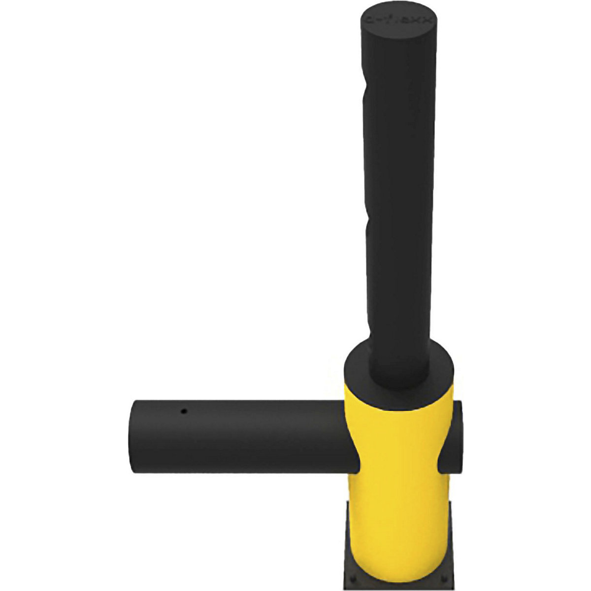 Barreira de trânsito – d-flexx, eco, em plástico flexível, poste terminal-0