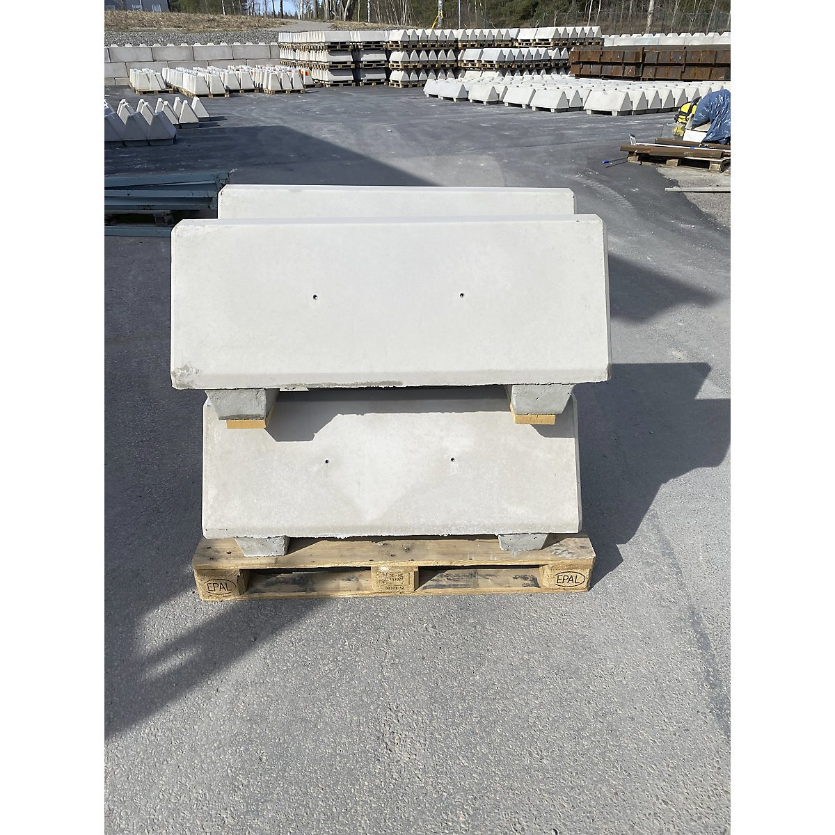 Barrera de hormigón, L x A x H 1090 x 390 x 465 mm (Imagen del producto 2)-1