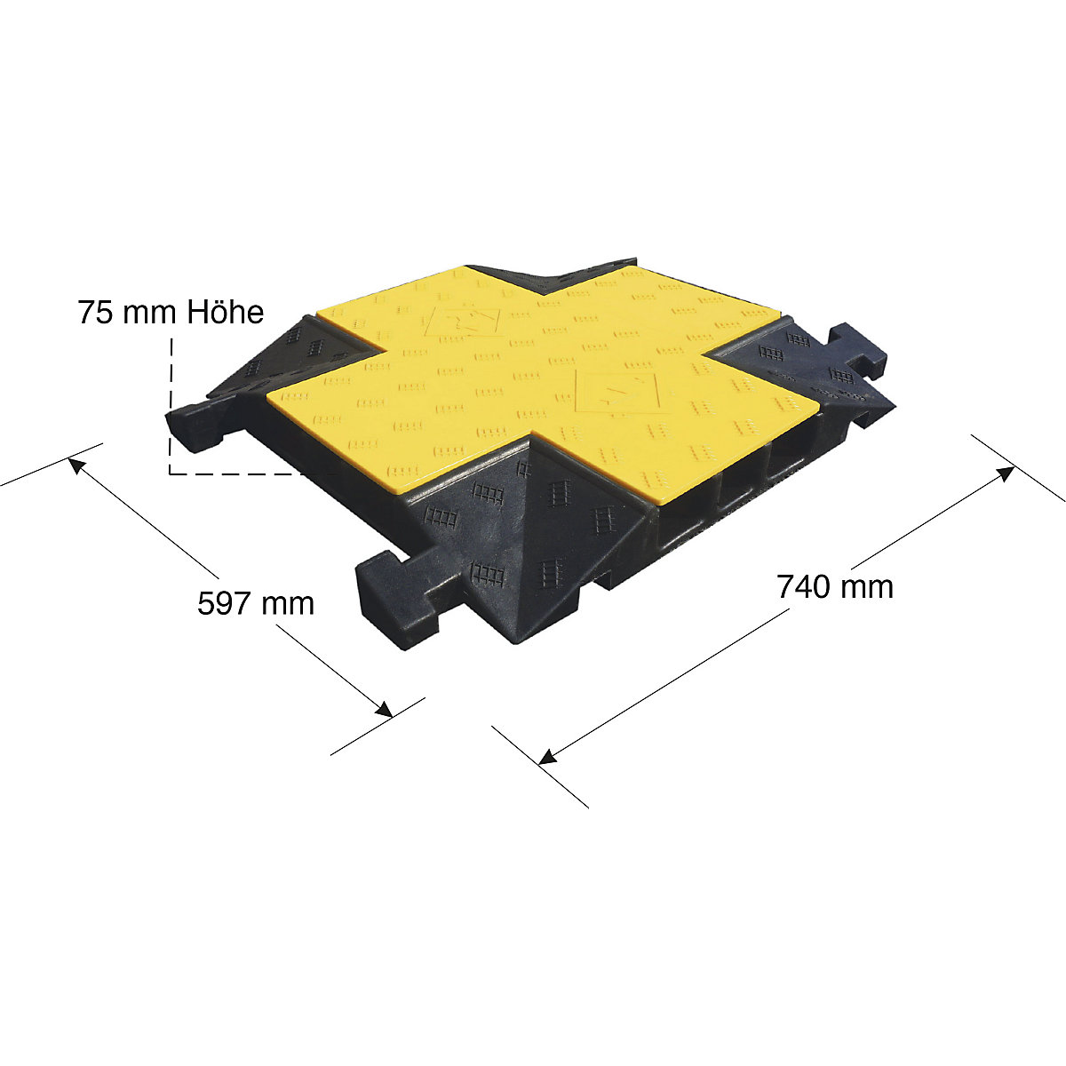 Canaleta para cables, altura 75 mm (Imagen del producto 2)-1