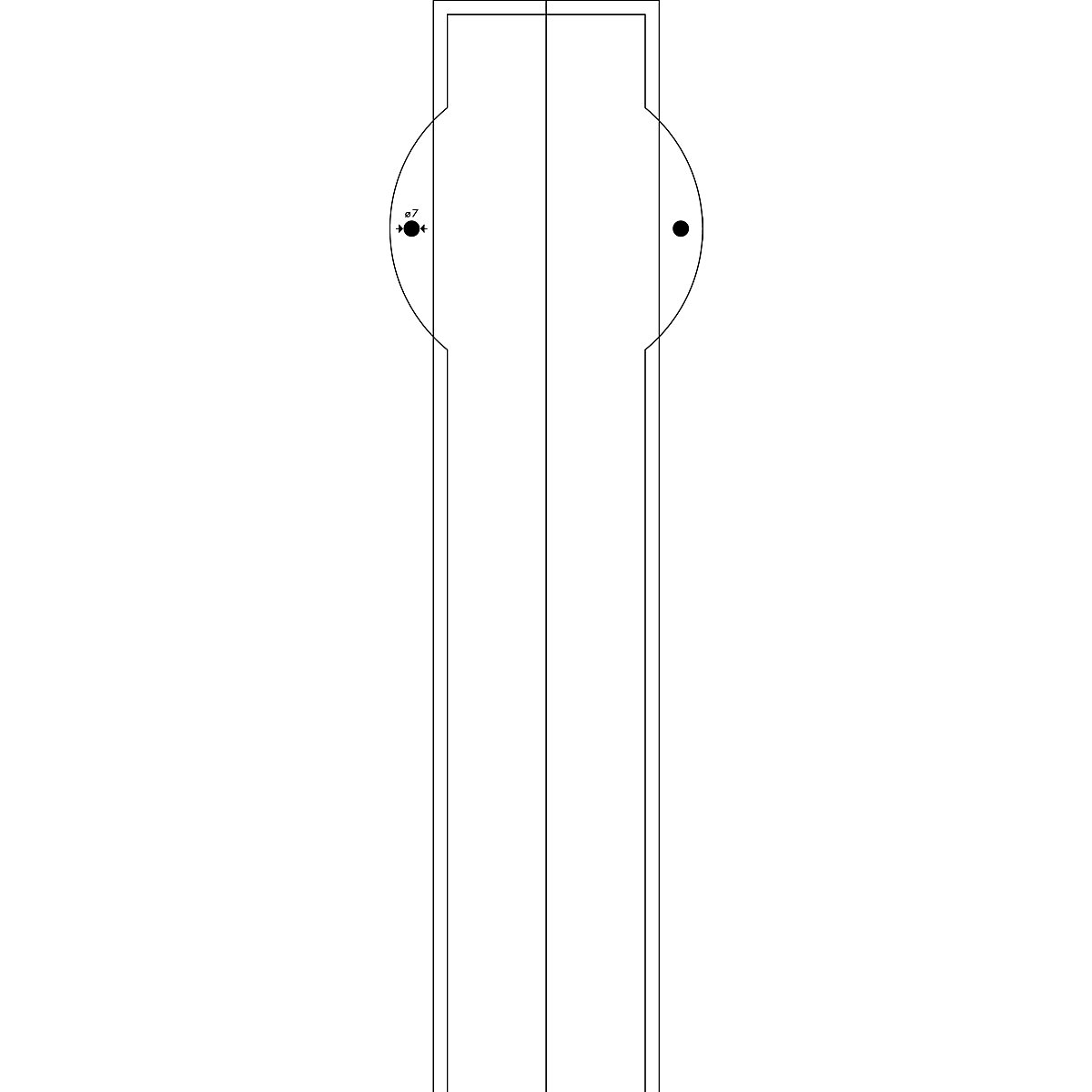 Protección de esquinas Knuffi® con carril de montaje – SHG (Imagen del producto 7)-6