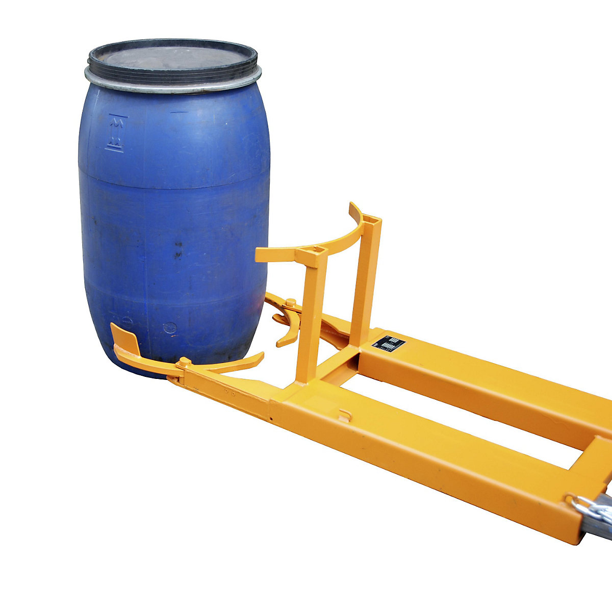 Dvigalo za sode – eurokraft pro, za 1 x 120-l sod iz umetne mase, oranžno-0