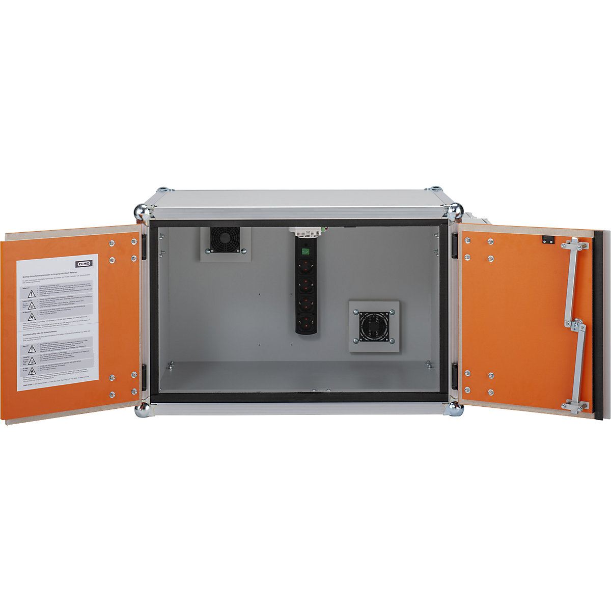 Varnostna omara za polnjenje akumulatorjev PREMIUM PLUS – CEMO