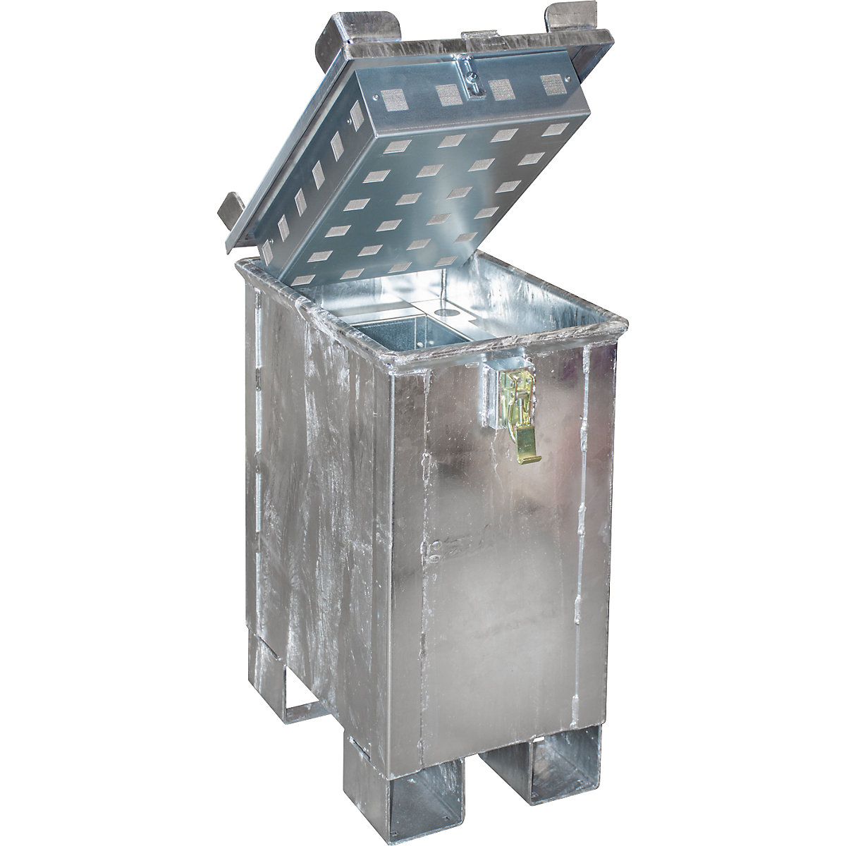 Skladiščna posoda za litij-ionske baterije/akumulatorje – eurokraft pro, prostornina 30 l, DxŠxV 400 x 600 x 750 mm-0
