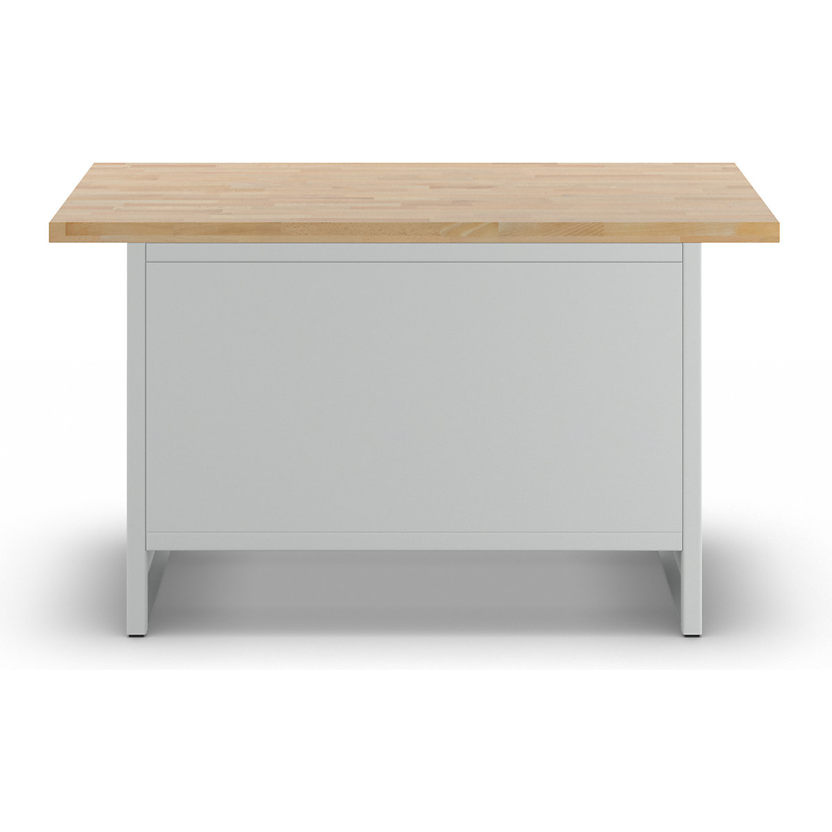 Delovna miza z zaprtimi stranicami – eurokraft basic (Slika izdelka 4)-3