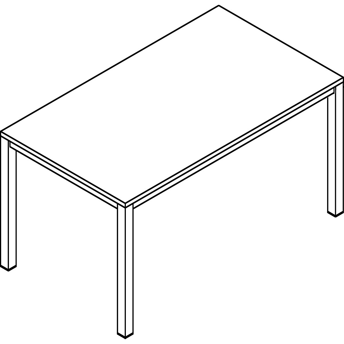 Pisalna miza za delovne mojstre – eurokraft pro (Slika izdelka 2)-1