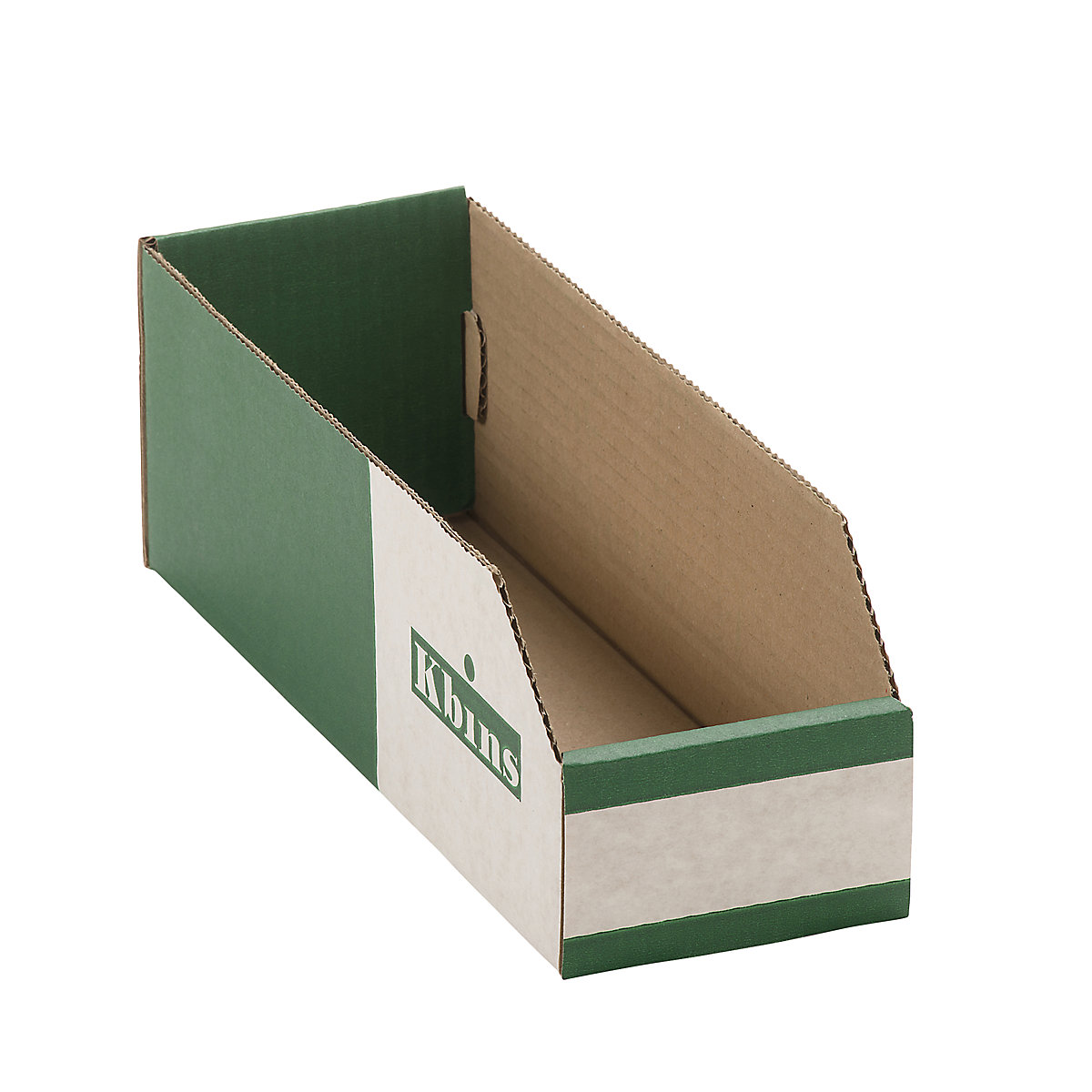 Navetă din carton pentru rafturi