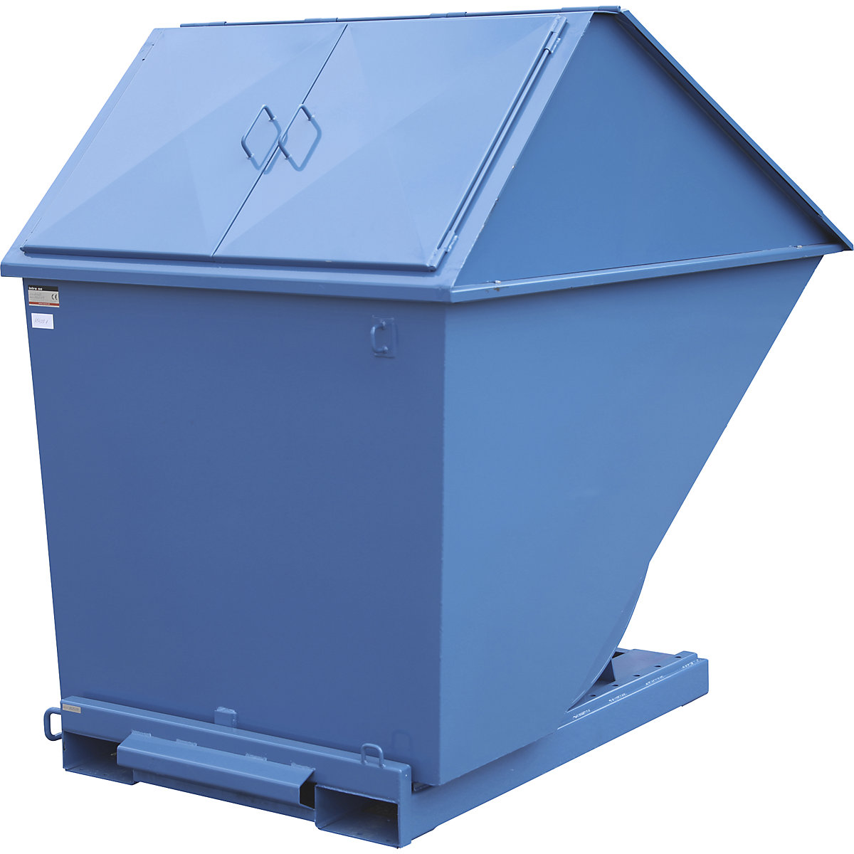 Container basculant incl. mecanism de rulare – eurokraft basic (Imagine produs 4)-3